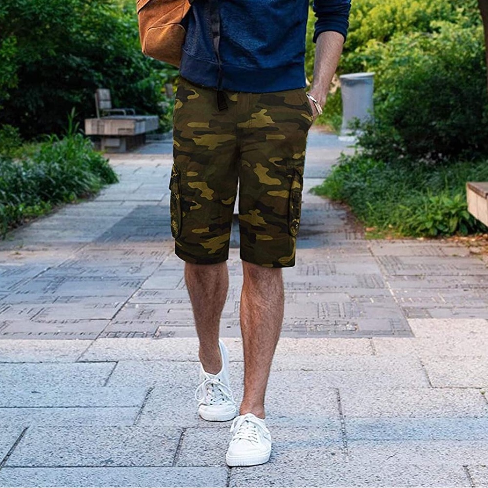 RawX: Regular-Fit Brown Cargo Shorts